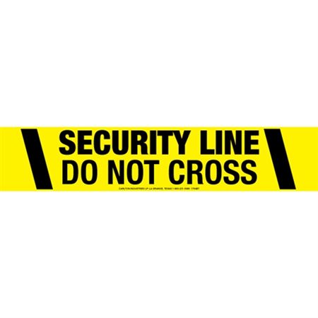 Security Line Do Not Cross Tape